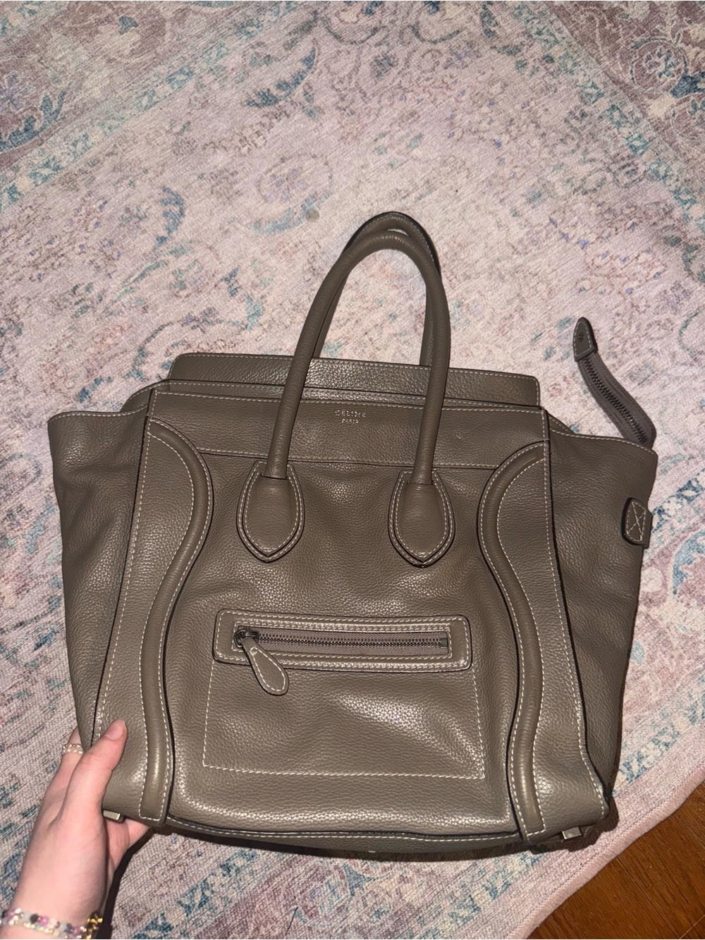 Celine Micro Luggage Tote bag